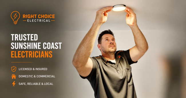 Right Choice Electrical sunshine coast electrician led lighting