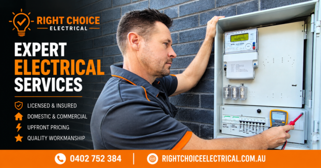 Right Choice Electrical | Electrician Sunshine Coast Switchboard Upgrades & Electrical Safety An outdated or overloaded switchboard can pose a serious safety risk in your home. Right Choice Electrical provides professional switchboard upgrades across the Sunshine Coast, including modern safety switches and circuit protection to help keep your home’s electrical system safe, reliable and up to date.